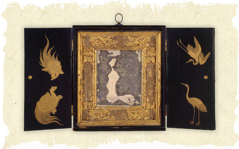 長崎歴史文化博物館所蔵 交趾国鏡「アニョー姫の洋式鏡」